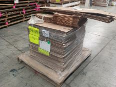 LOT OF APPROXIMATELY (10,744) PIECES OF VARIOUS MATERIALS