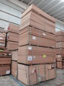 LOT OF APPROXIMATELY (885) PCS OF MDF