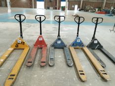 LOT OF (5) HYDRAULIC SKIDS