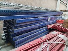 LOT OF HEAVY DUTY PALLET RACKS