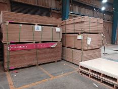 LOT OF (783) PIECES OF MDF, LAMINATE, MELAMINE WOOD