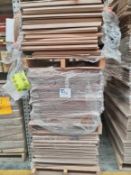 LOT OF APPROXIMATELY (122) PCS OF WOODEN