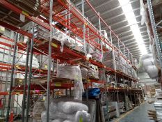 LOT OF HEAVY DUTY PALLET RACKS