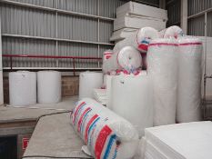 LOT OF (442) PCS BALES OF UNICEL BOARDS AND ROLLS OF EXPANDED POLYURETHANE