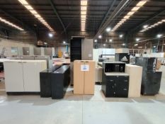 LOT OF APPROXIMATELY (28) PIECES OF OFFICE FURNITURE