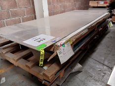 LOT OF APPROXIMATELY (36) PCS OF ALUMINUM SHEET AND PLATE