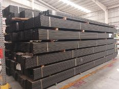 LOT OF APPROXIMATELY (2,482) PCS OF BLACK STEEL PROFILES