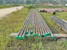 LOT OF (196) METERS OF CARBON STEEL PIPE PUTTING