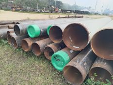 LOT OF APPROXIMATELY (34) METERS OF CARBON STEEL PIPE