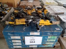 LOT OF (15) ANGLE GRINDERS