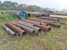 LOT OF APPROXIMATELY (30) METERS OF CARBON STEEL PIPE PIECES