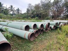 LOT OF (46) CARBON STEEL PIPES