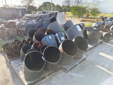 LOT OF (102) PIECES OF ELBOWS 45° WPB A234