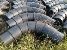 LOT OF (37) PIECES OF HIGH DENSITY POLYETHYLENE CONNECTIONS