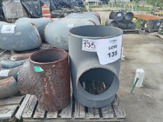 LOT OF (75) BW WPB A234 CONNECTION PCS