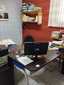 LOT OF OFFICE FURNITURE