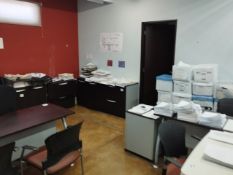 LOT OF OFFICE FURNITURE