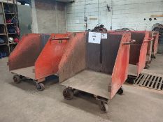 LOT OF METALLIC TROLLEY