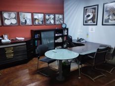 LOT OF OFFICE FURNITURE