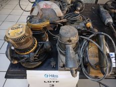 LOT OF ELECTRIC HAND TOOLS