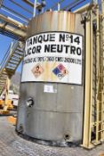 LIQUEUR STORAGE TANK No. 14
