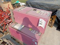 LOT OF (3) SECURITY CABINETS