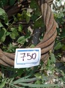 LOT OF (3) STEEL SLINGS