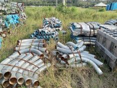 LOT OF (697) PIECES OF GALVANIZED CARBON STEEL ELBOWS