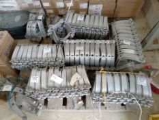 LOT OF (144) GALVANIZED STEEL CLAMPS