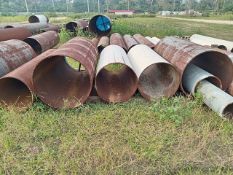 LOT OF APPROXIMATELY (55) METERS OF CARBON STEEL PIPE PIECES