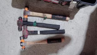 LOT OF (83) PIECES OF HAMMERS AND BRASSES