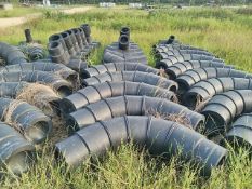 LOT OF (37) PIECES OF HIGH DENSITY POLYETHYLENE CONNECTIONS