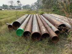 LOT OF APPROXIMATELY 109 METERS OF CARBON STEEL PIPE