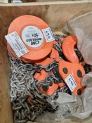 LOT OF (2) CHAIN ??RIGGERS