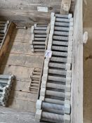 LOT OF (1282) PIECES OF STUDS AND PIPE CONNECTIONS