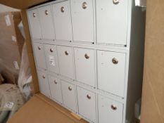 LOT OF (16) CELL PHONE LOCKERS