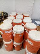 LOT OF (36) WATER THERMOS