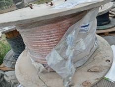 LOT OF (1250) METERS OF BARE CABLE