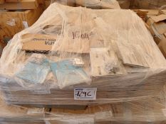 LOT OF (1604) PCS OF ACCESSORIES FOR ALUMINUM GUTTERS