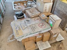 LOT OF APPROXIMATELY (1,366) PIECES OF VARIOUS MATERIALS