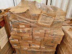 LOT OF (2115) PIECES OF VARIOUS MATERIALS