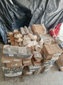 LOT OF (9996) PIECES OF VARIOUS MATERIALS