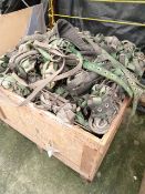 LOT OF (232) PIECES OF HARNESS AND LIFELINE