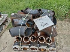 LOT OF (25) PIECES OF ELBOWS AND SIDES