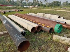 LOT OF (69) METERS OF CARBON STEEL PIPE PUTTING