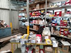 LOT OF APPROXIMATELY (313 PCS.) OF MATERIALS AND SPARE PARTS FOR TRUCKS