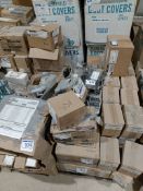 LOT OF APPROXIMATELY (5586) PIECES OF VARIOUS MATERIALS