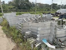 LOT OF (312) APPROXIMATELY ACCESSORIES FOR INSTALLATIONS IN ALUMINUM