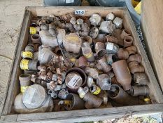 LOT OF APPROXIMATELY (172) PIECES OF WELDABLE CONNECTIONS FOR TUBE