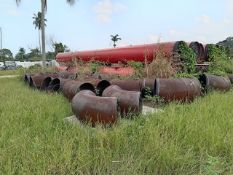 LOT OF (13) CARBON STEEL ELBOWS